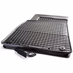 Petex 44310 Floor mat set Rubber Front and Rear 4 black MERCEDES-BENZ: E-Class Saloon