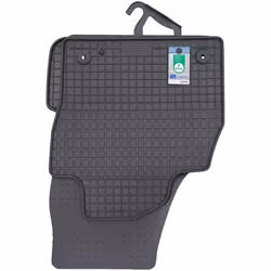 Petex 81810 Floor mat set Rubber Front and Rear 4 black SEAT: IBIZA 5