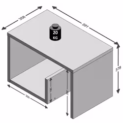 VidaXL 428763 coffee/side/end table