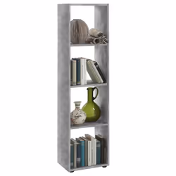 VidaXL 428752, Grey, 4 shelves, 365 mm, 330 mm, 1385 mm