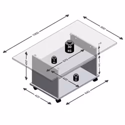 VidaXL 428689 coffee/side/end table