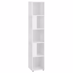 VidaXL 433865, White, 10 shelves, 337 mm, 337 mm, 1745 mm