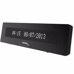 Technoline WT 435, Table, Quartz clock, Rectangle, Black, AAA LR03, 155 mm