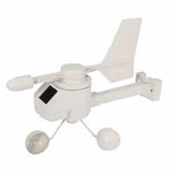 Technoline MA 10660, Pocket/hand-held, Cup, White, 0.3 - 50 m/s, m/s, Battery