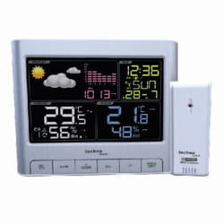 Technoline WS 6449 digital weather station Silver Battery