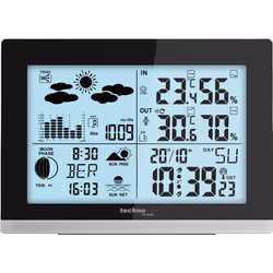 Technoline WS 6762, Black, Indoor barometer, Indoor hygrometer, Indoor thermometer, Outdoor barometer, Outdoor hygrometer,... ...