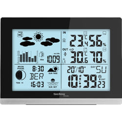 Technoline WS 6762 digital weather station Black Battery