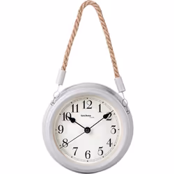 Technoline WT 7130, Wall, Quartz clock, Round, White, Battery, LR06