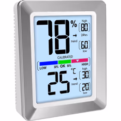 Technoline WS 9460 digital weather station Silver Battery