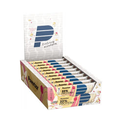 PowerBar Protein Plus 33% Vanilla Raspberry 10x90g - High Protein Bar + Whey and Casein Protein