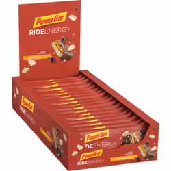Powerbar Ride Energy Peanut-Caramel 18x55g - Carbohydrate Protein Bar + Magnesium