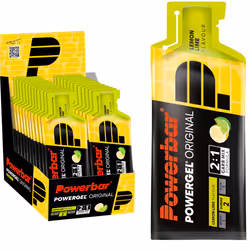 Powerbar PowerGel Original Lemon Lime 24x41g - High Carb Energy Gel + C2MAX