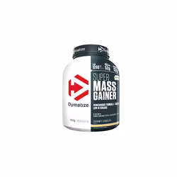 Dymatize Super Mass Gainer Gourmet Vanilla 2943g - Weight-Gainer Powder + Carbohydrates, BCAAs and Casein, White
