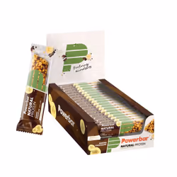 Powerbar Natural Protein Banana Chocolate 18x40g - Vegan Protein Bar + Natural Ingredients
