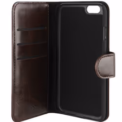 Xqisit 18082, Wallet case, Apple, Apple iPhone 6, 11.9 cm (4.7"), Brown