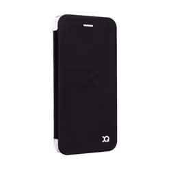 Xqisit Adour mobile phone case 11.9 cm (4.7") Folio Black, Transparent