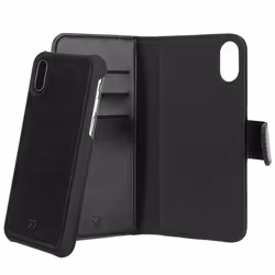 Xqisit Eman mobile phone case 14.7 cm (5.8") Wallet case Black