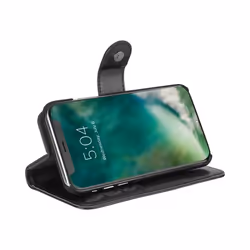 Xqisit Eman mobile phone case 14.7 cm (5.8") Wallet case Black