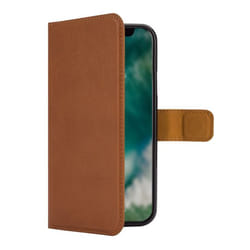 Xqisit Selection mobile phone case 14.7 cm (5.8") Wallet case Brown