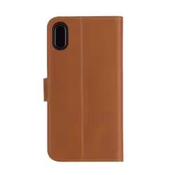 Xqisit Selection mobile phone case 14.7 cm (5.8") Wallet case Brown