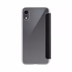 Xqisit Adour, Flip case, Apple, iPhone XR, 15.5 cm (6.1"), Black, Transparent