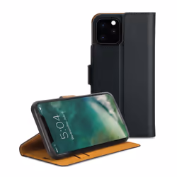 Xqisit Slim Wallet Selection, Cover, Apple, iPhone 11 Pro Max, 16.5 cm (6.5"), Black