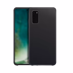 Xqisit Silicone mobile phone case 15.8 cm (6.2") Cover Black