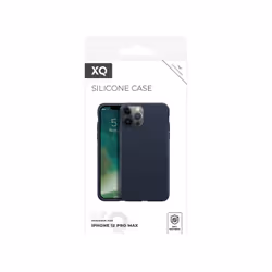 Xqisit Silicone mobile phone case 17 cm (6.7") Cover Blue