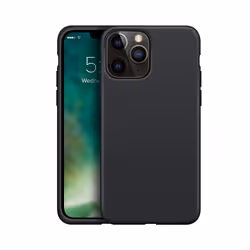 Xqisit Silicone Anti Bac, Cover, Apple, iPhone 13 Pro, 15.5 cm (6.1"), Black