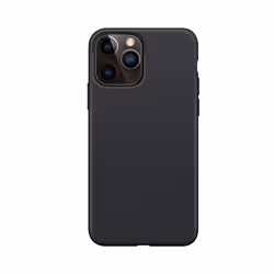 Xqisit Silicone Anti Bac mobile phone case 15.5 cm (6.1") Cover Black