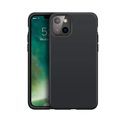 Xqisit Silicone Anti Bac mobile phone case 13.7 cm (5.4") Cover Black