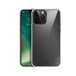 Xqisit Phantom glass Anti Bac mobile phone case 15.5 cm (6.1") Cover Transparent