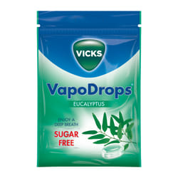 Vicks VapoDrops Sugar Free Vegan Lozenges - 72gm