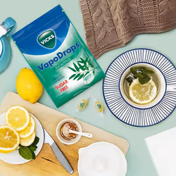Vicks VapoDrops Sugar Free Vegan Lozenges - 72gm