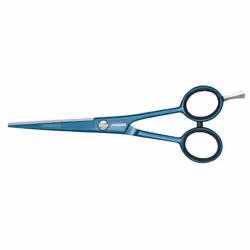 5.5-Inch Jaguar Hairdressing Scissor Sharp Pastel Plus Offset - Atlantic Blue