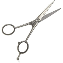 Jaguar Shears White Line Satin Plus 5.0 Inch Professional Steel Hair Cutting & Trimming Scissors for Salon Stylists  Beauticians  Hairdressers and Bar