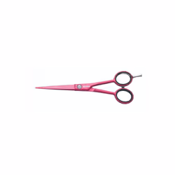 5.5-Inch Jaguar Hairdressing Scissor Sharp White Line Pastel Plus Offset-Candy
