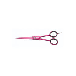 5.5-Inch Jaguar Hairdressing Scissor Sharp White Line Pastel Plus Offset-Candy