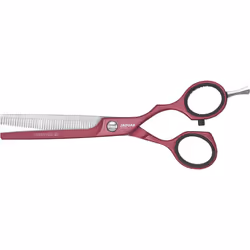 5.5-Inch Jaguar Hairdressing Scissor Sharp Pastel Plus Offset - Berry Thinner