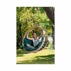 Globo Chair - Spruce Wood/Polypropylene - L69 x W118 x H121 cm - Verde