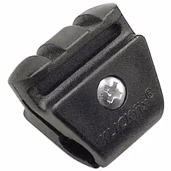 KLICKfix Saddle Adapter with holder for cable locks, Black, Red