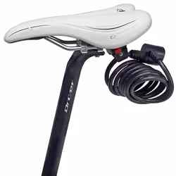 KLICKfix Saddle Adapter with holder for cable locks