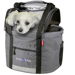 KLICKfix Doggy Shopper Front Bicycle bag 24 L Grey