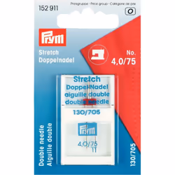 Prym "Stretch 75/4.0" Double Sewing Machine Needles