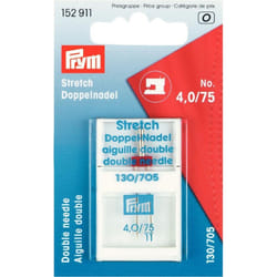 Prym "Stretch 75/4.0" Double Sewing Machine Needles