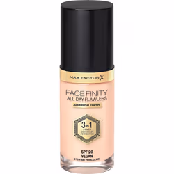 Max Factor Facefinity 3-in-1 All Day Flawless Liquid Foundation, SPF 20 - 10 Fair Porcelain, 30 ml