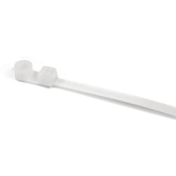 Hellermann Tyton T50ML cable tie Screw mount cable tie Polyamide White 100 pc(s)