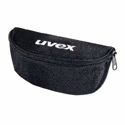 Uvex 9954500, Eyeglass case, Black, Unisex, All, Nylon, Polyester, Zipper