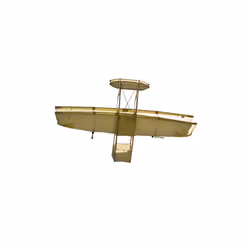 HQ Beach and Fun Sport Kite - Airplane Replica - Kitty Hawk Flyer - 46 Inch Single - Line Kite- Active Outdoor Fun for Ages 8 ...