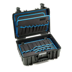 B&W Cases JET 5000 Black, Blue Polypropylene (PP)
